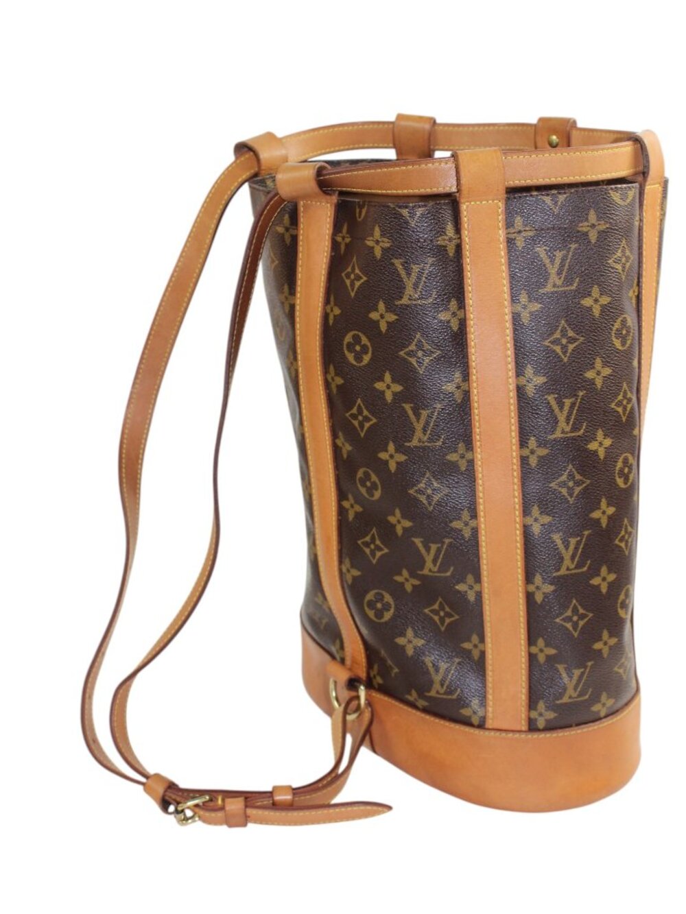 Louis Vuitton Randonnée PM Monogram Coated Canvas Bucket Style Backpack - Picture 7 of 15